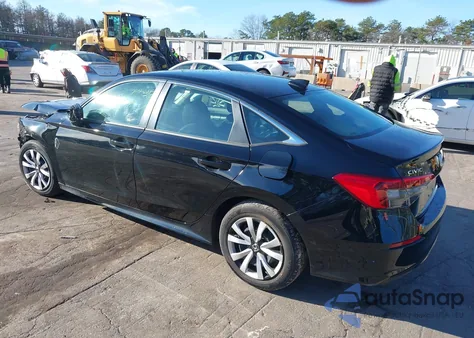 2024 Honda Civic Lx z USA, uszkodzony, nr VIN 2HGFE2F21RH593460